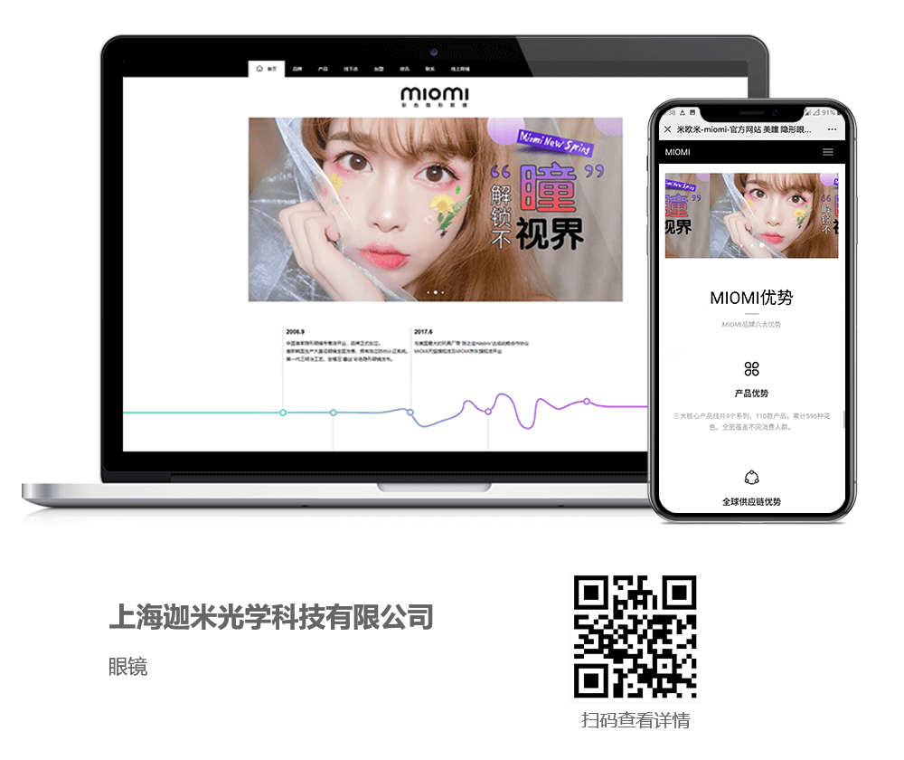 隐形眼镜网站建设项目详情
