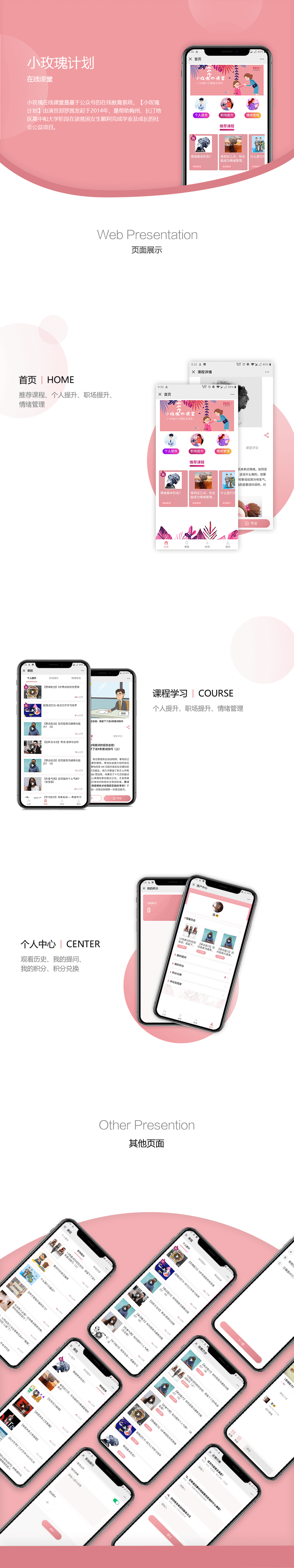 在线课堂系统项目详情