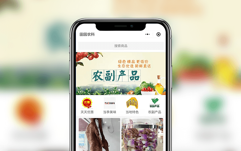 农贸商城小程序案例